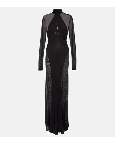 Isabel Marant Rimma Semi-sheer Gown - Black