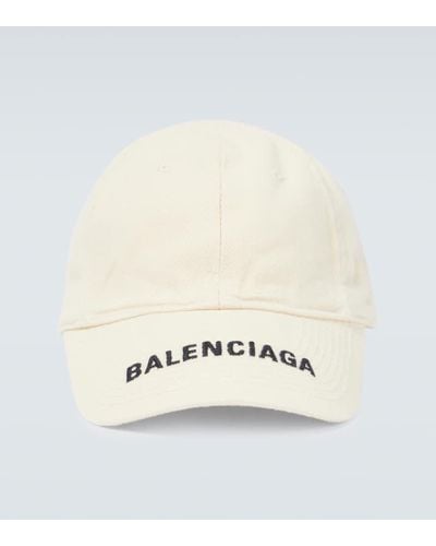 Balenciaga Cappello da baseball in cotone - Neutro