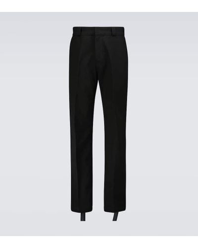 Loewe Cotton Drill Pants - Black