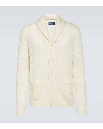 Polo Ralph Lauren Cable-knit Cashmere Cardigan - White