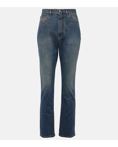 Alaïa High-rise Slim Jeans - Blue