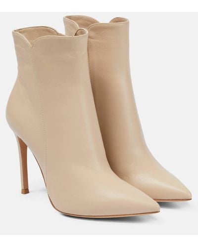 Gianvito Rossi Bottines en cuir - Neutre