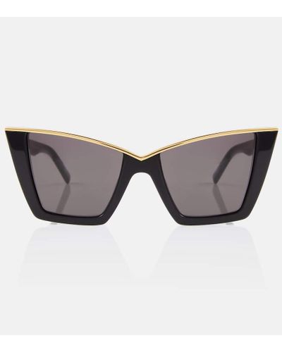 Saint Laurent Sl 570 Cat-eye Sunglasses - Gray