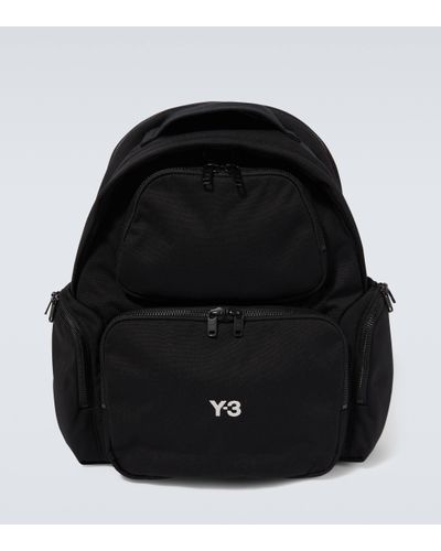 Y-3 Embroidered Backpack - Black