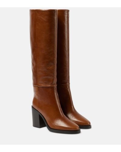 Paris Texas Ophelia Leather Boots - Brown