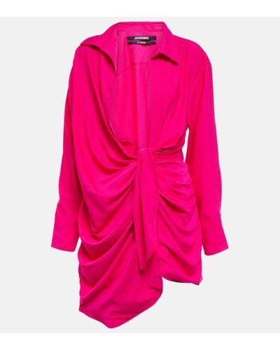 Jacquemus La Robe Bahia Mini Dress - Pink