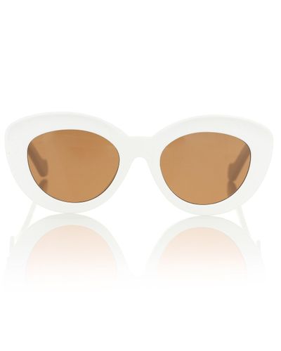 Loewe Cat-Eye-Sonnenbrille - Weiß