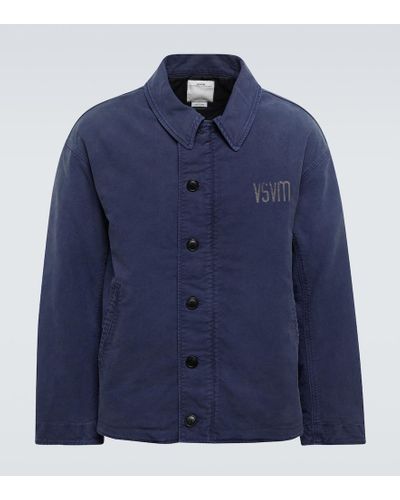 Visvim Deckhand Light Cotton Jacket - Blue