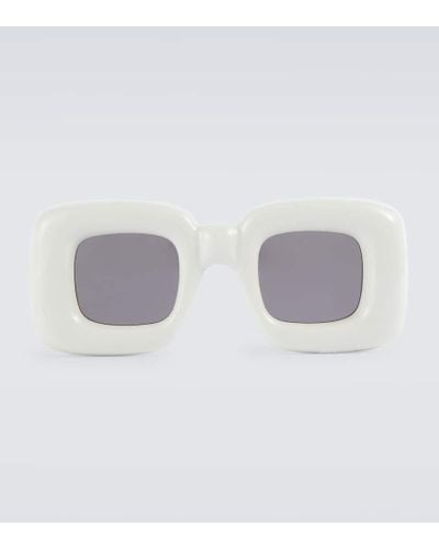 Loewe Inflated Rectangular Sunglasses - Gray