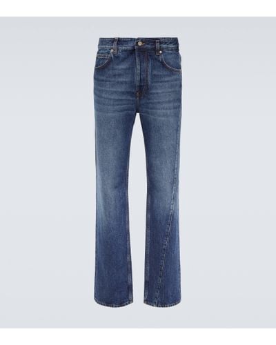 Loewe Deconstructed Straight Jeans - Blue