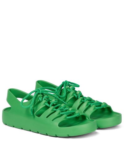Bottega Veneta Jelly Slingback Sandals - Green