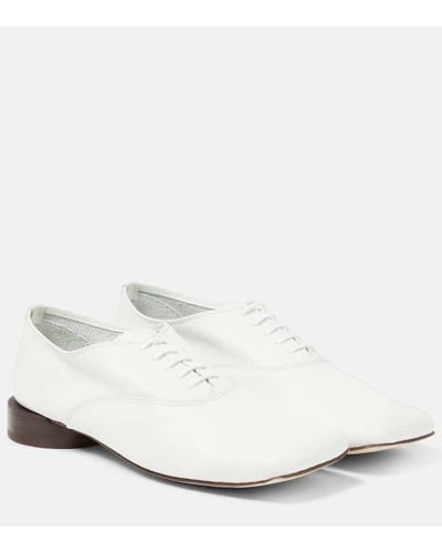 Jacquemus X Repetto zapatos derby Les Zizi de piel - Blanco