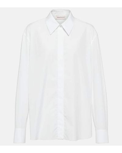 Alexander McQueen Hemd aus Baumwolle - Weiß