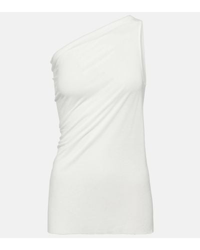 Rick Owens T-shirt asymetrique - Blanc