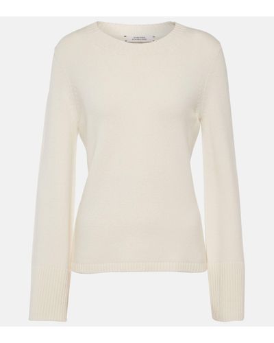 Dorothee Schumacher Luxury Comfort Cashmere-blend Jumper - White