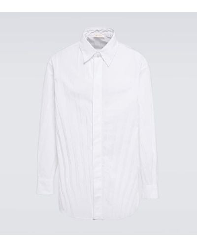 Valentino Hemd aus einem Baumwollgemisch - Weiß