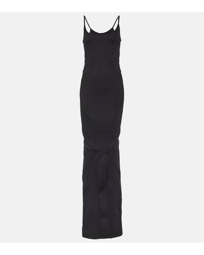 Rick Owens Neoprene Jersey Gown - Blue