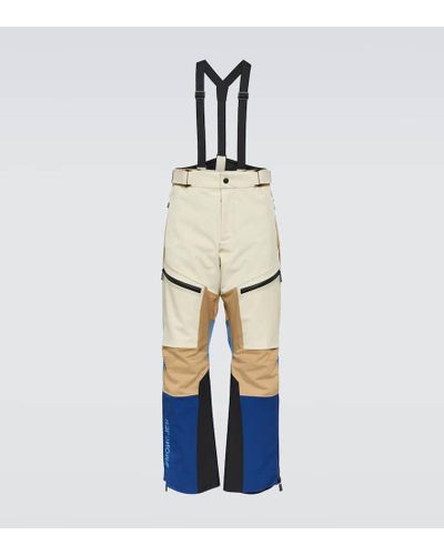 3 MONCLER GRENOBLE Pantalones de esqui tecnicos - Blanco