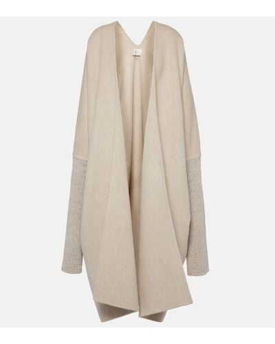 The Row Febor Cashmere Coat - Natural