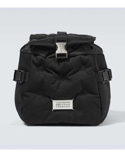 Maison Margiela Glam Slam Small Quilted Backpack - Black