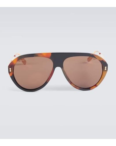 Gucci Aviator Sunglasses - Brown