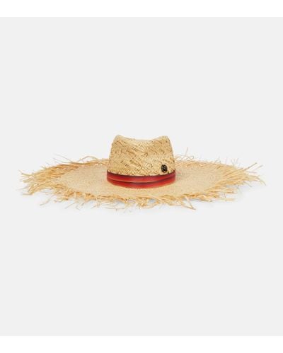 Maison Michel Pina Raffia Sun Hat - Natural