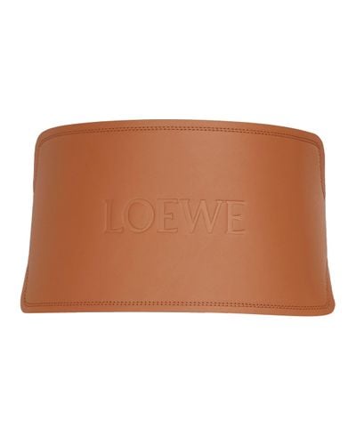 Loewe Gürtel aus Leder - Braun