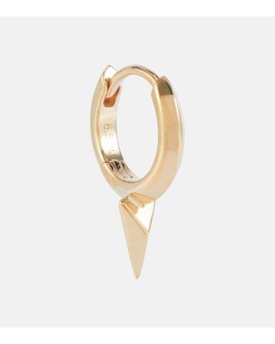 Maria Tash Spike Clicker 18kt Gold Single Earring - Metallic