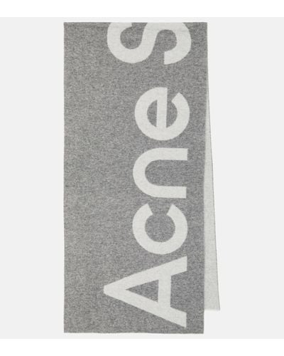 Acne Studios Toronty Wool-blend Scarf - Grey