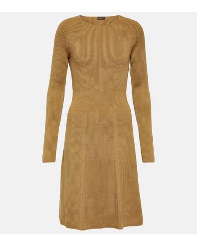 JOSEPH Wool Minidress - Natural