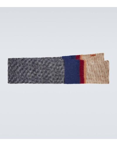 Missoni Mohair And Wool-blend Scarf - Blue