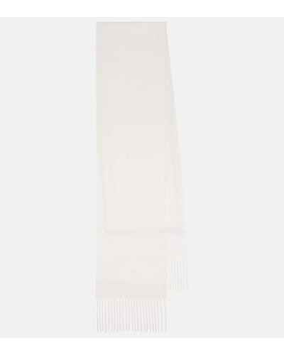 The Row Sciarpa Victoire in cashmere - Bianco