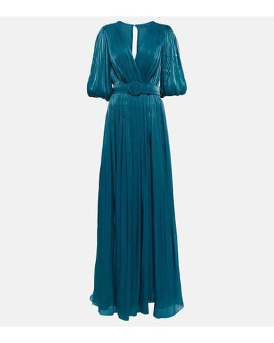 Costarellos Robe Brennie aus Georgette - Blau
