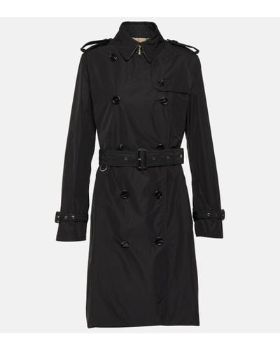 Burberry Double-breasted Trench Coat - Black