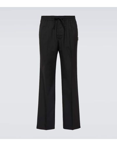 Undercover Mid-rise Straight Pants - Black