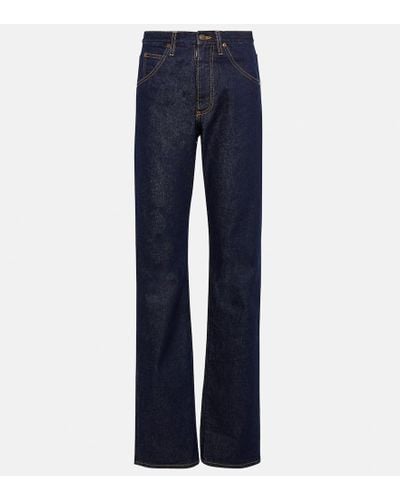 Maison Margiela High-rise Straight Jeans - Blue