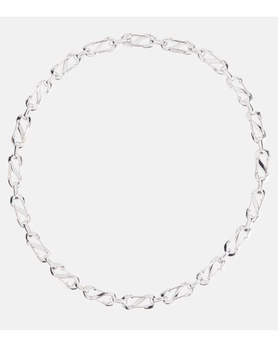 Eera Romy Sterling Silver Chain Necklace - Natural