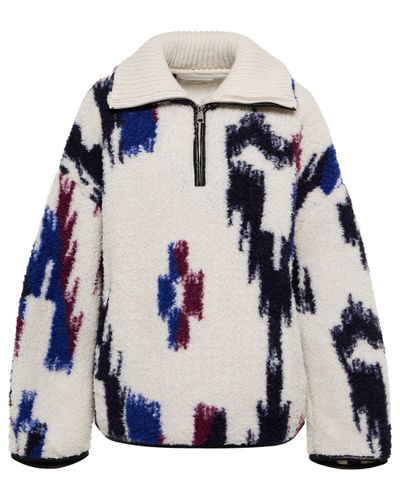 Isabel Marant Marner Printed Fleece Jacket - Multicolour
