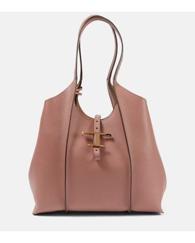 Tod's Tsb Small Leather Tote Bag - Brown