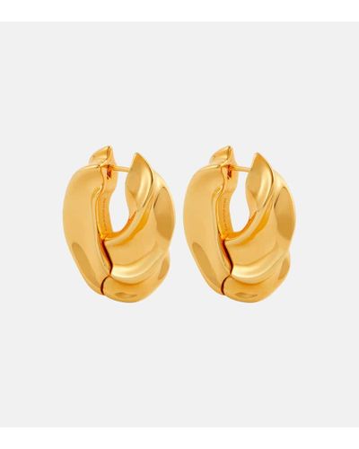 Zimmermann Paint Stroke Gold-plated Hoop Earrings - Metallic