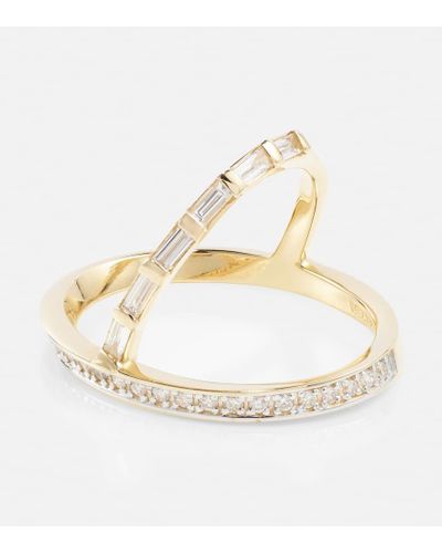 Mateo Ring aus 14kt Gelbgold mit Diamanten - Mettallic