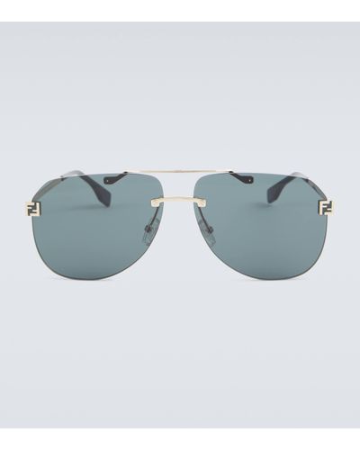 Fendi Sky Aviator Sunglasses - Blue
