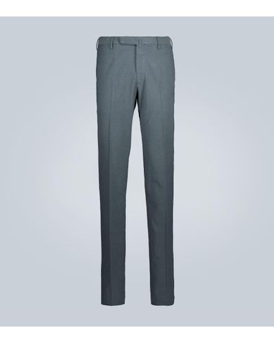 Incotex Slim-Fit-Hose aus Stretch-Baumwolle - Blau