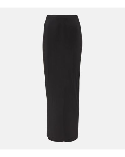 Wardrobe NYC Jersey Maxi Skirt - Black