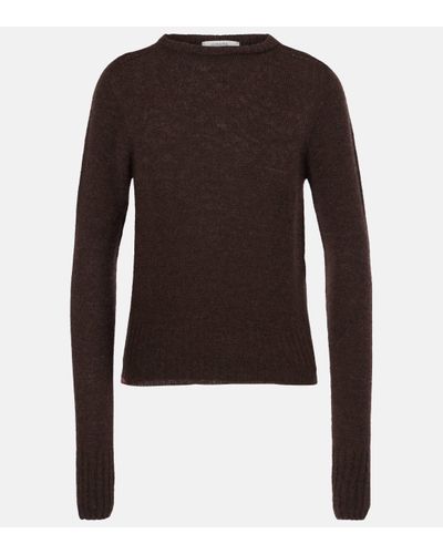 Lemaire Wool Jumper - Brown