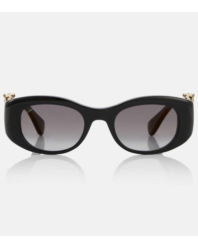 Cartier Eckige Sonnenbrille Panthere de Cartier - Braun