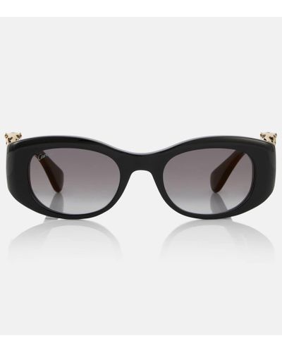 Cartier Panthere De Cartier Square Sunglasses - Brown