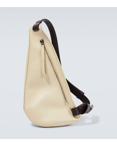 Lanvin Leather Belt Bag - Natural