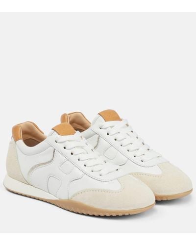 Hogan Olympia-z Leather Sneakers - White