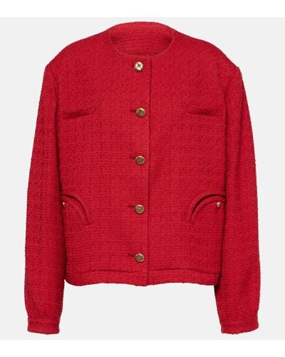 Blazé Milano Rush Fire Wool-blend Jacket - Red